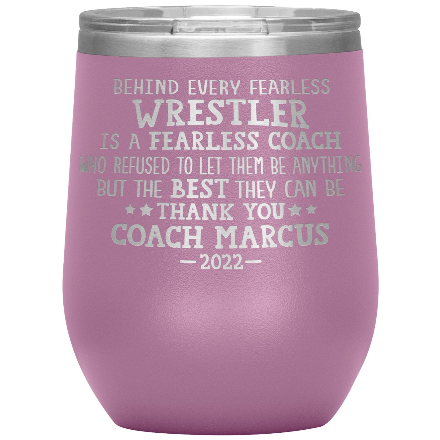 Fearless Wrestling Coach Tumbler