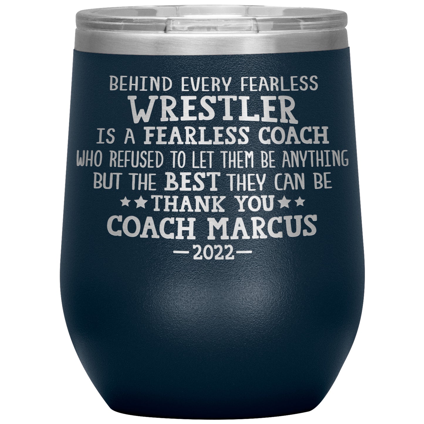 Fearless Wrestling Coach Tumbler