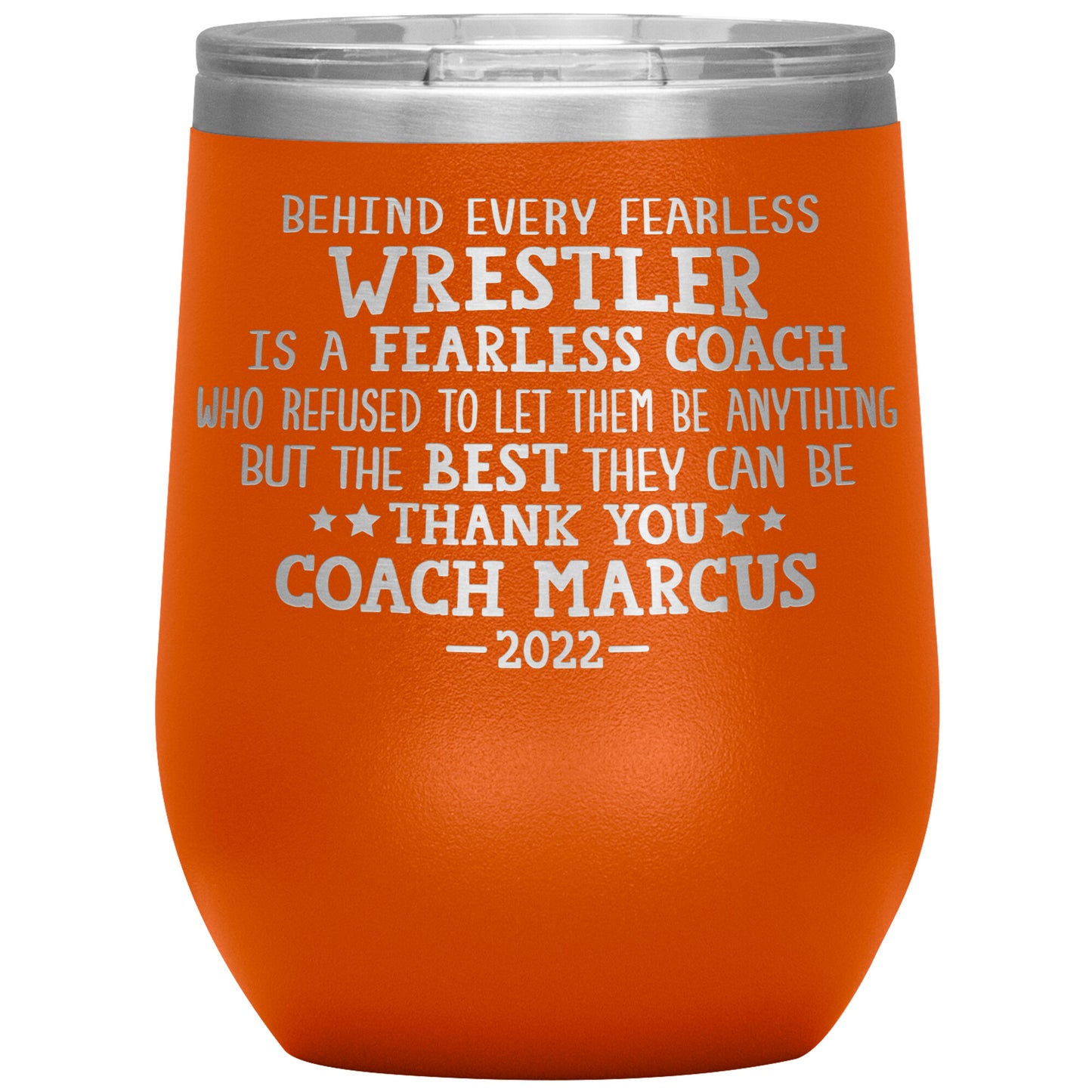 Fearless Wrestling Coach Tumbler