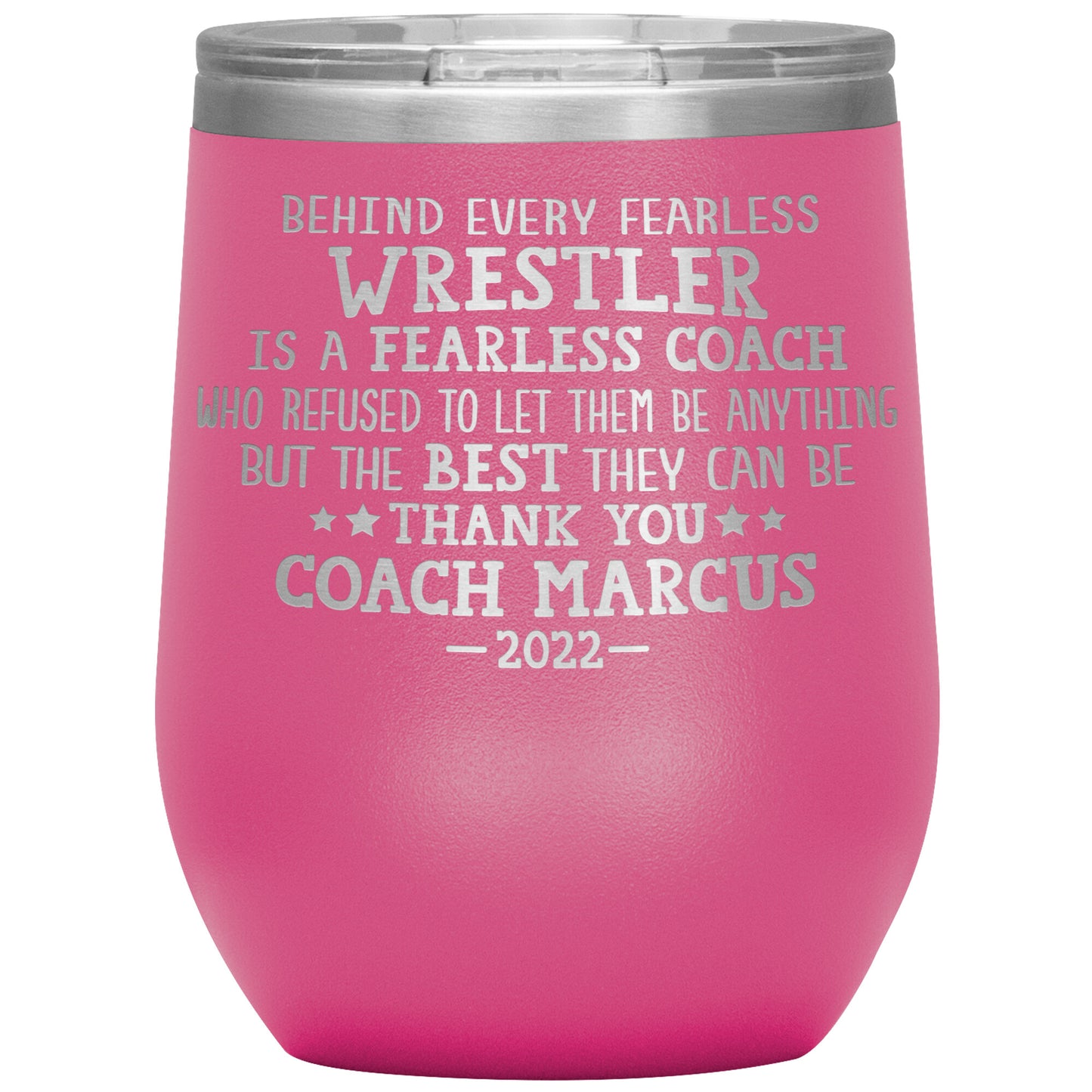 Fearless Wrestling Coach Tumbler