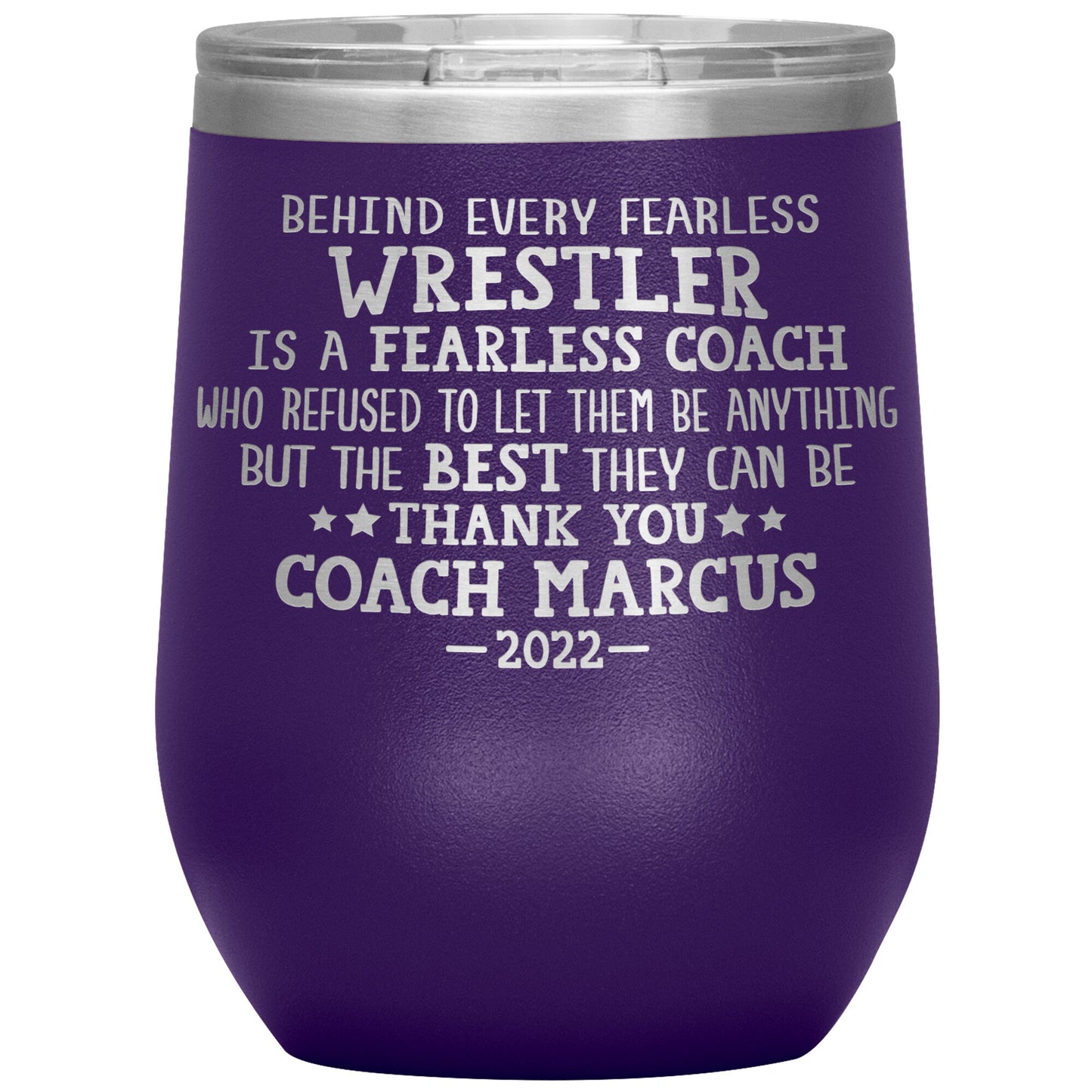 Fearless Wrestling Coach Tumbler