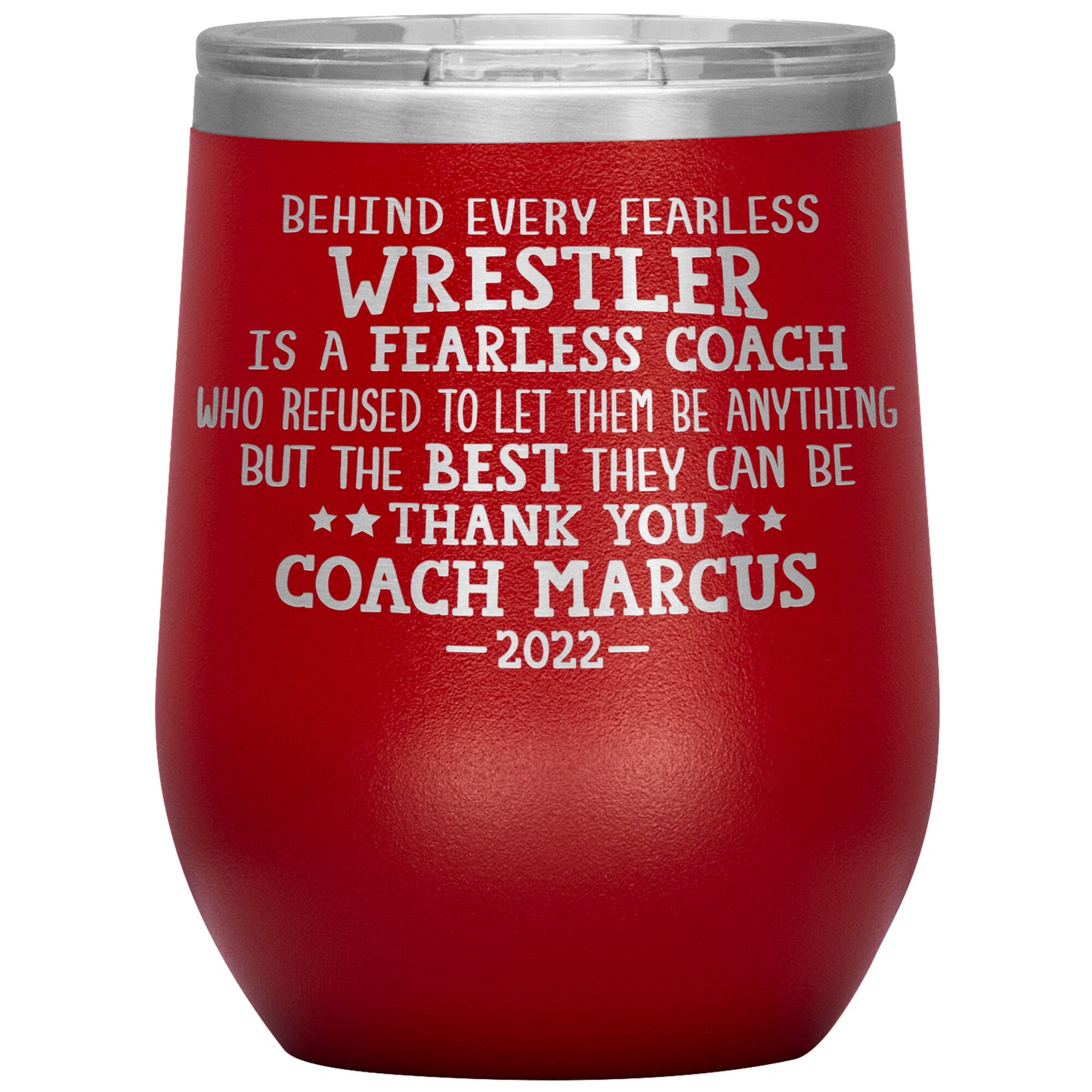 Fearless Wrestling Coach Tumbler