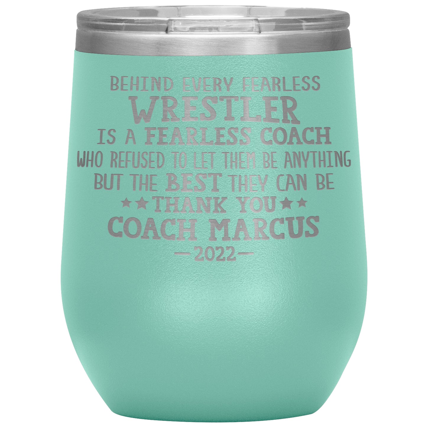 Fearless Wrestling Coach Tumbler
