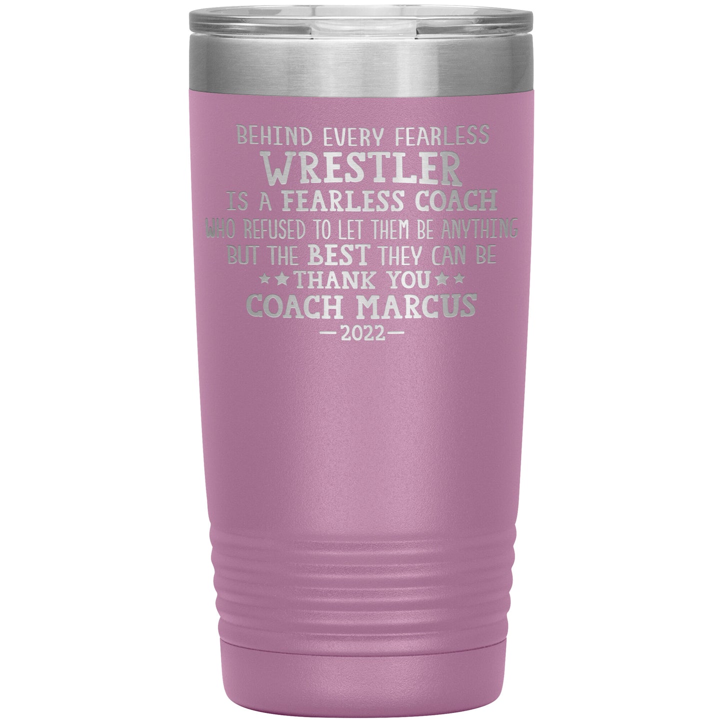 Fearless Wrestling Coach Tumbler