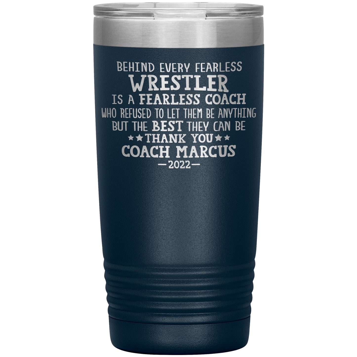 Fearless Wrestling Coach Tumbler
