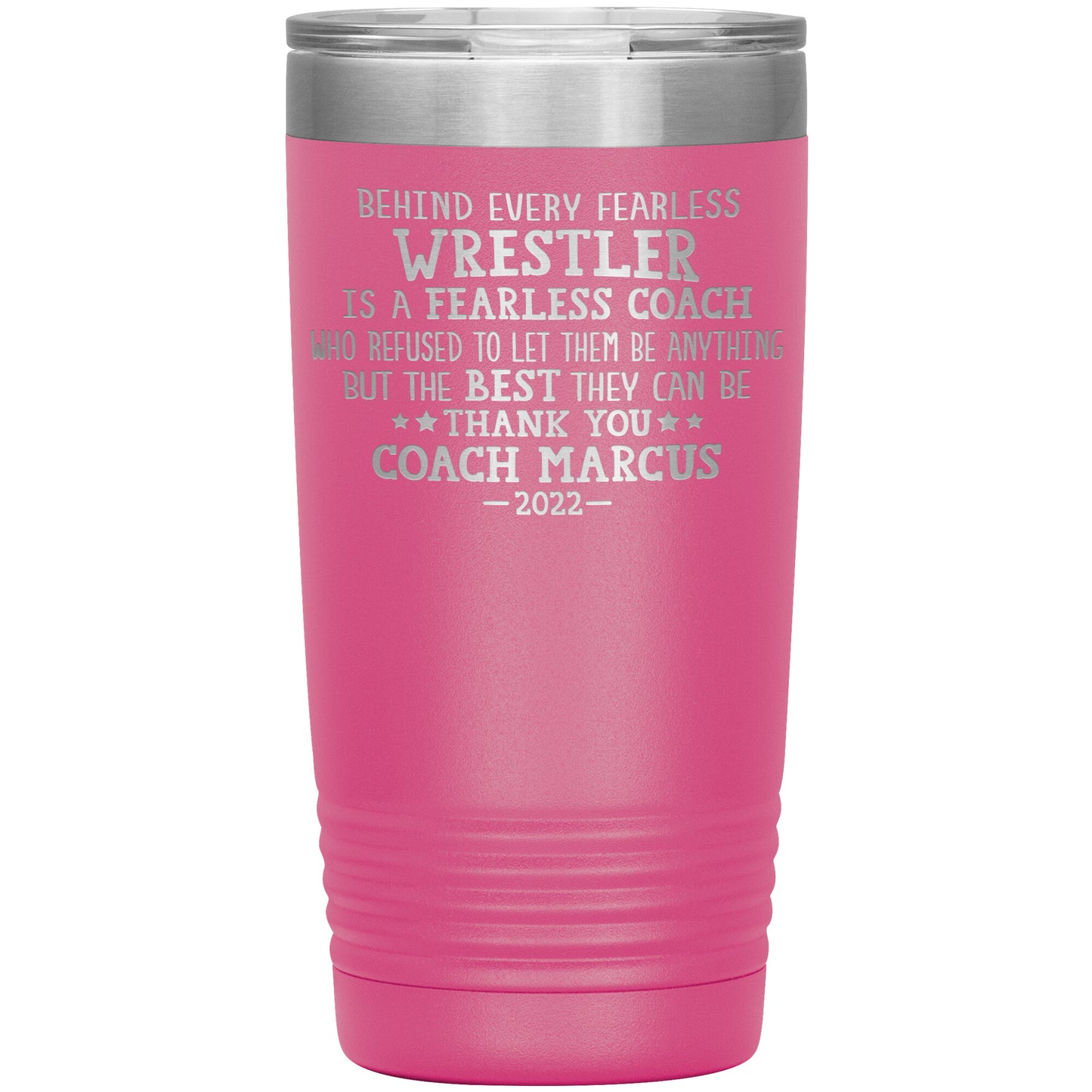 Fearless Wrestling Coach Tumbler