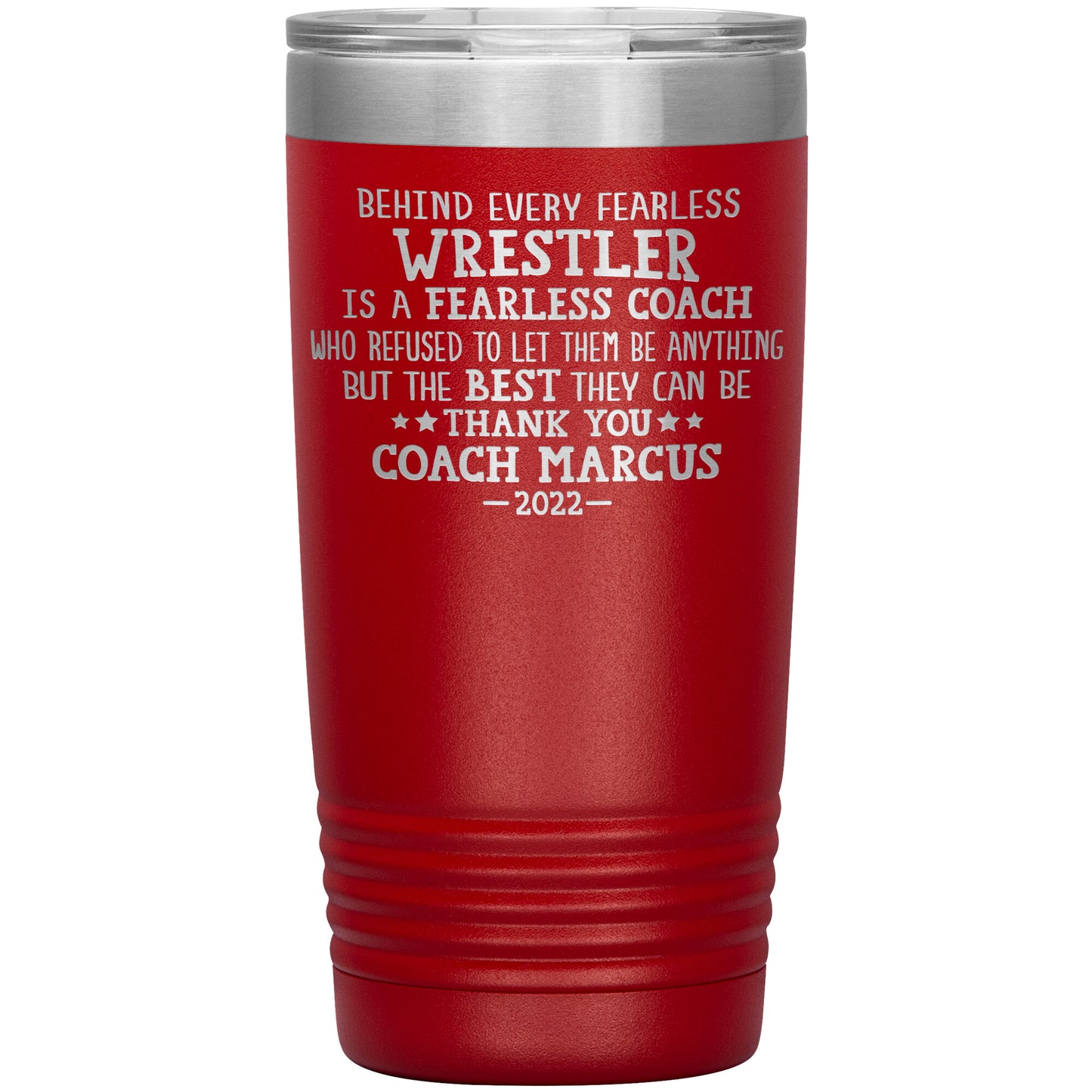 Fearless Wrestling Coach Tumbler