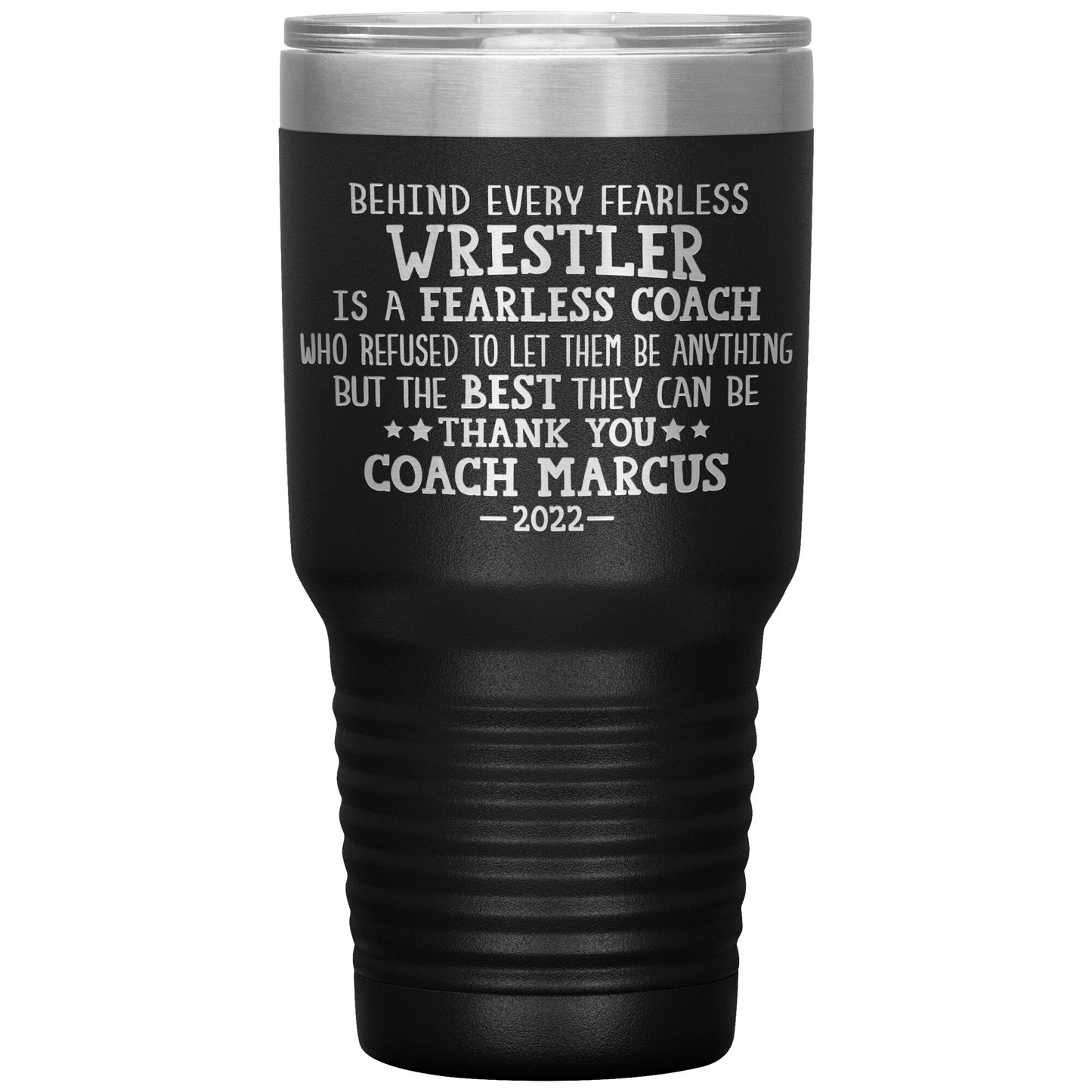 Fearless Wrestling Coach Tumbler
