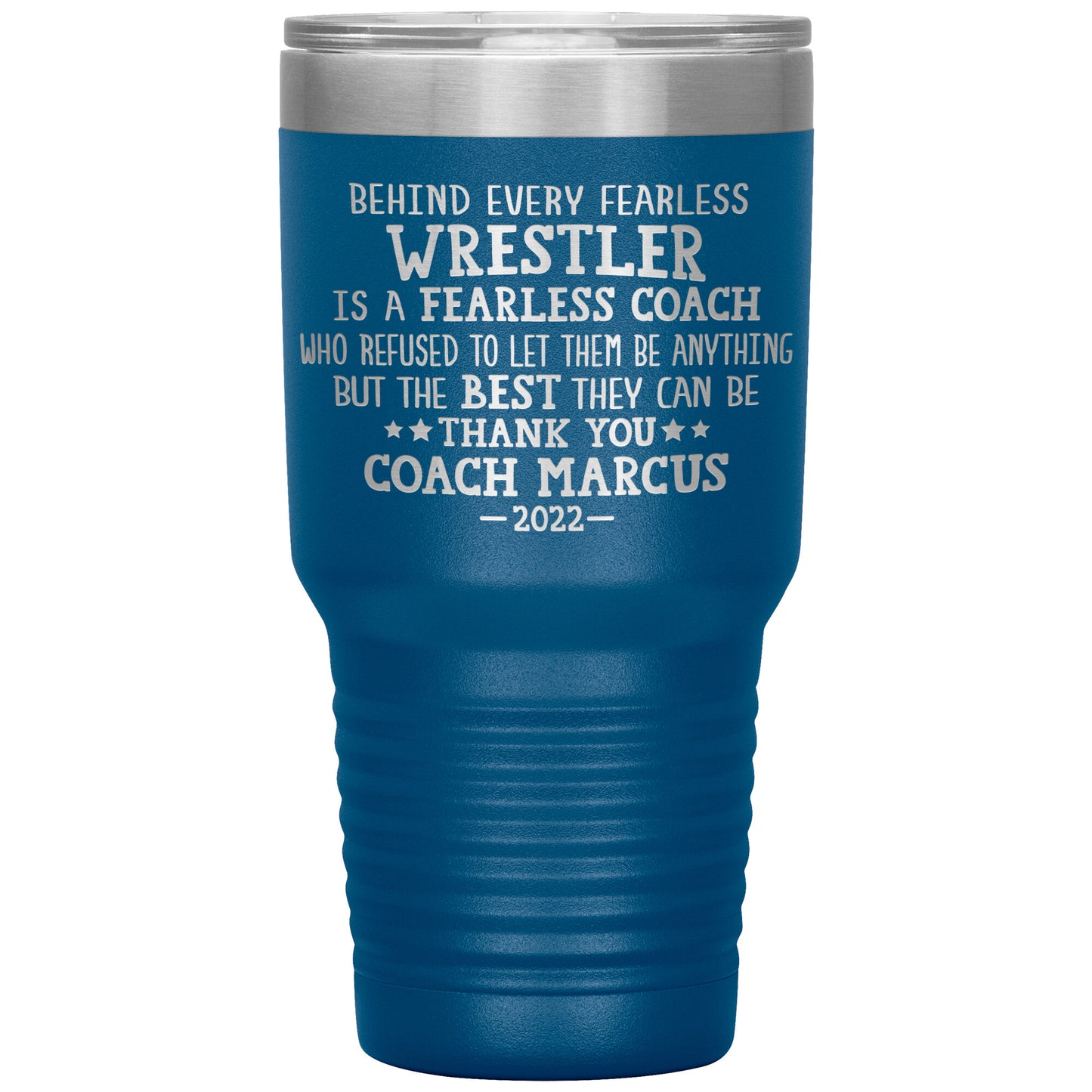 Fearless Wrestling Coach Tumbler