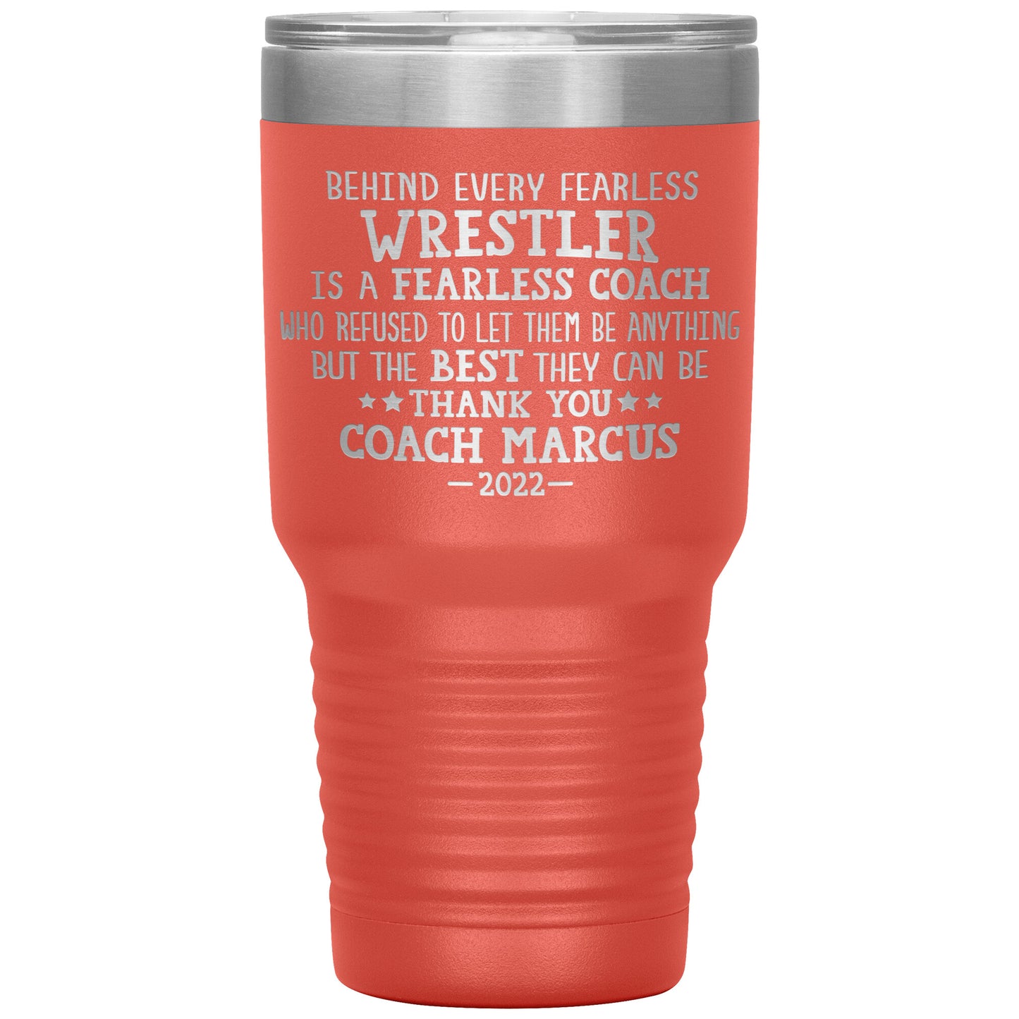 Fearless Wrestling Coach Tumbler
