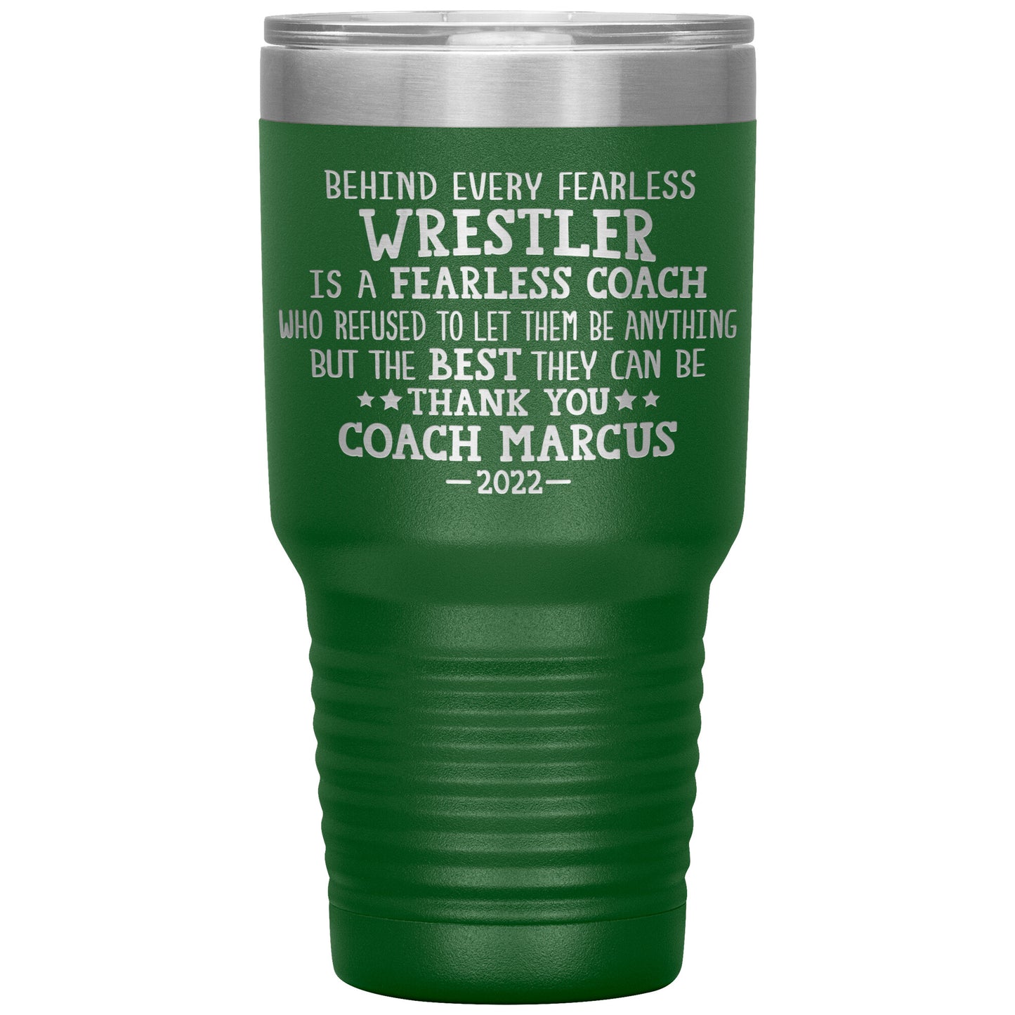 Fearless Wrestling Coach Tumbler