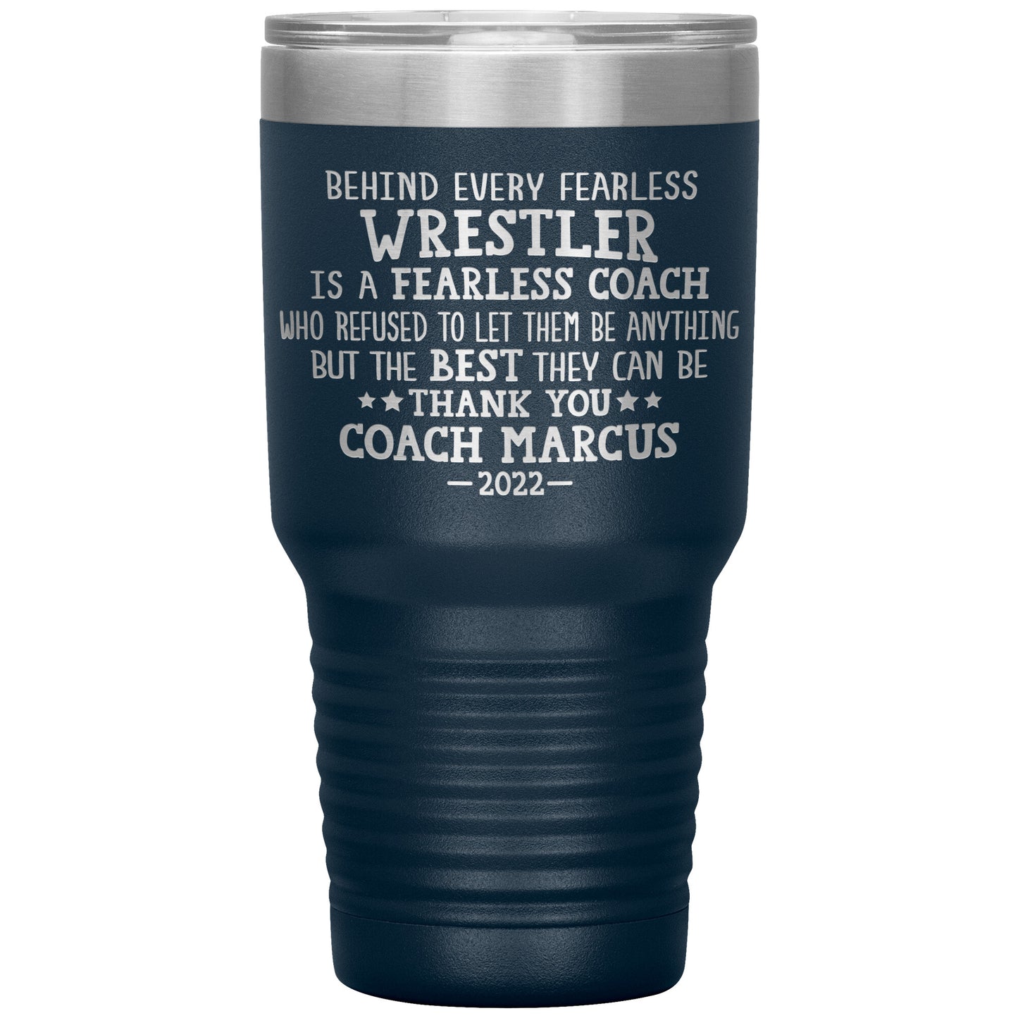Fearless Wrestling Coach Tumbler