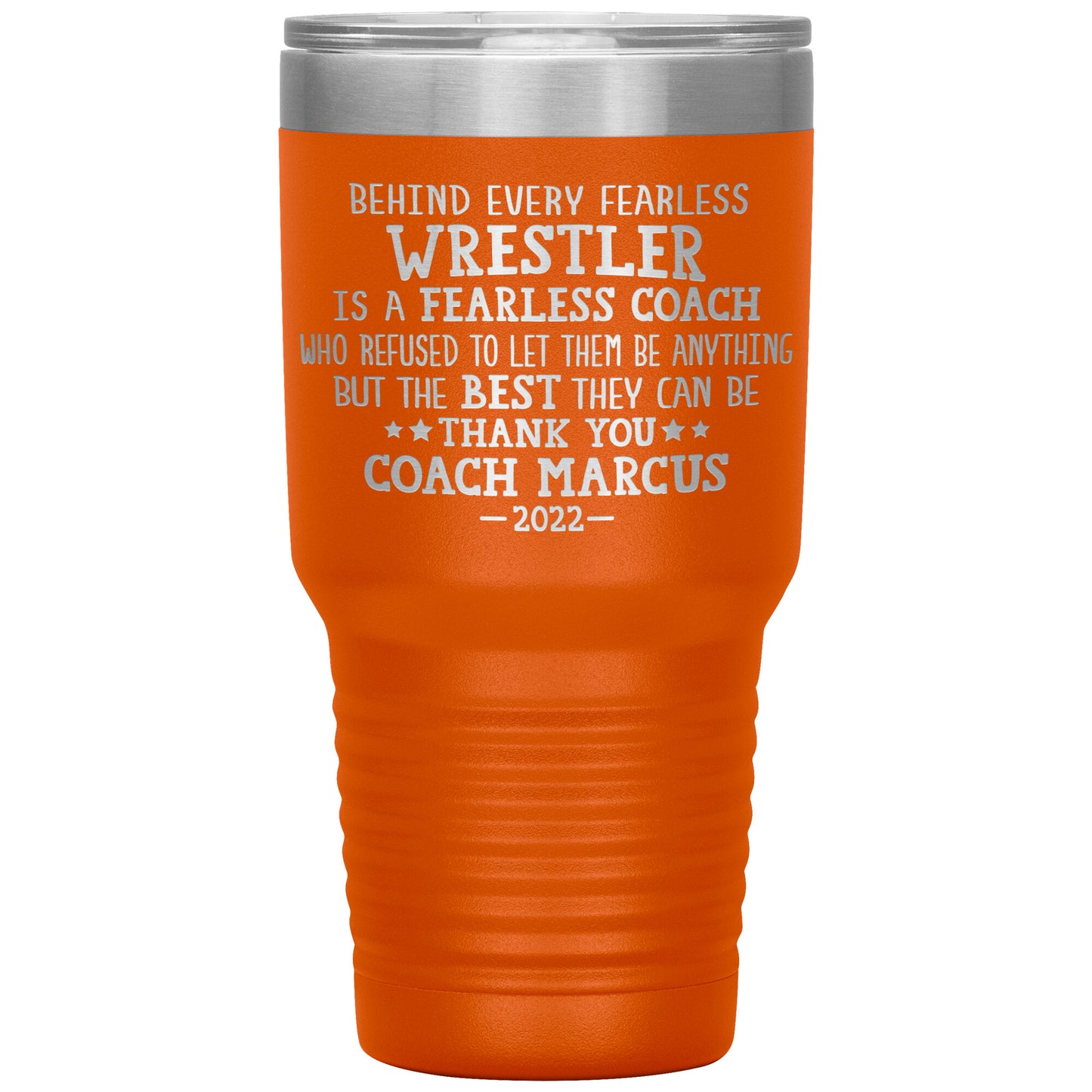 Fearless Wrestling Coach Tumbler