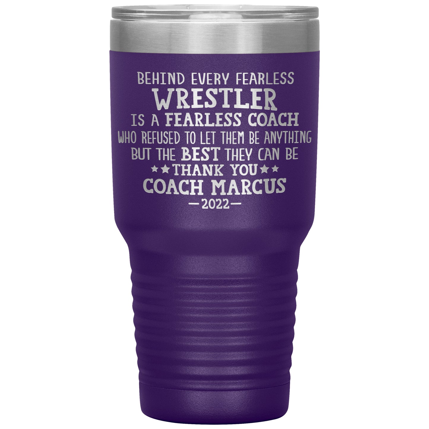 Fearless Wrestling Coach Tumbler