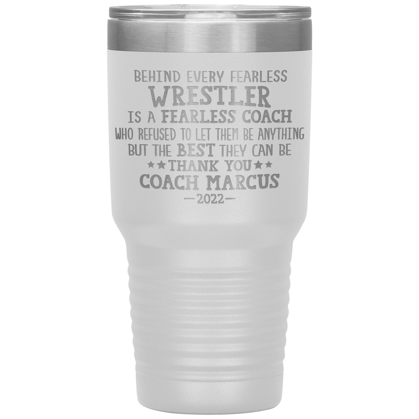 Fearless Wrestling Coach Tumbler