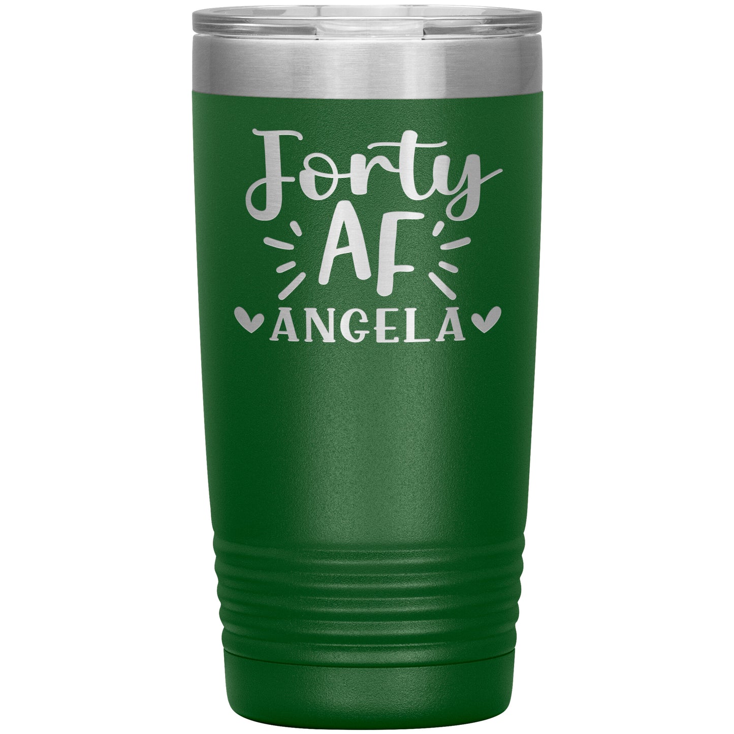 Forty AF 40th Birthday Tumbler