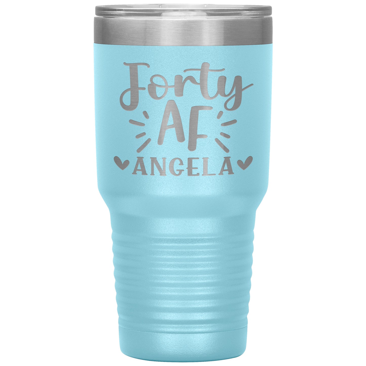 Forty AF 40th Birthday Tumbler