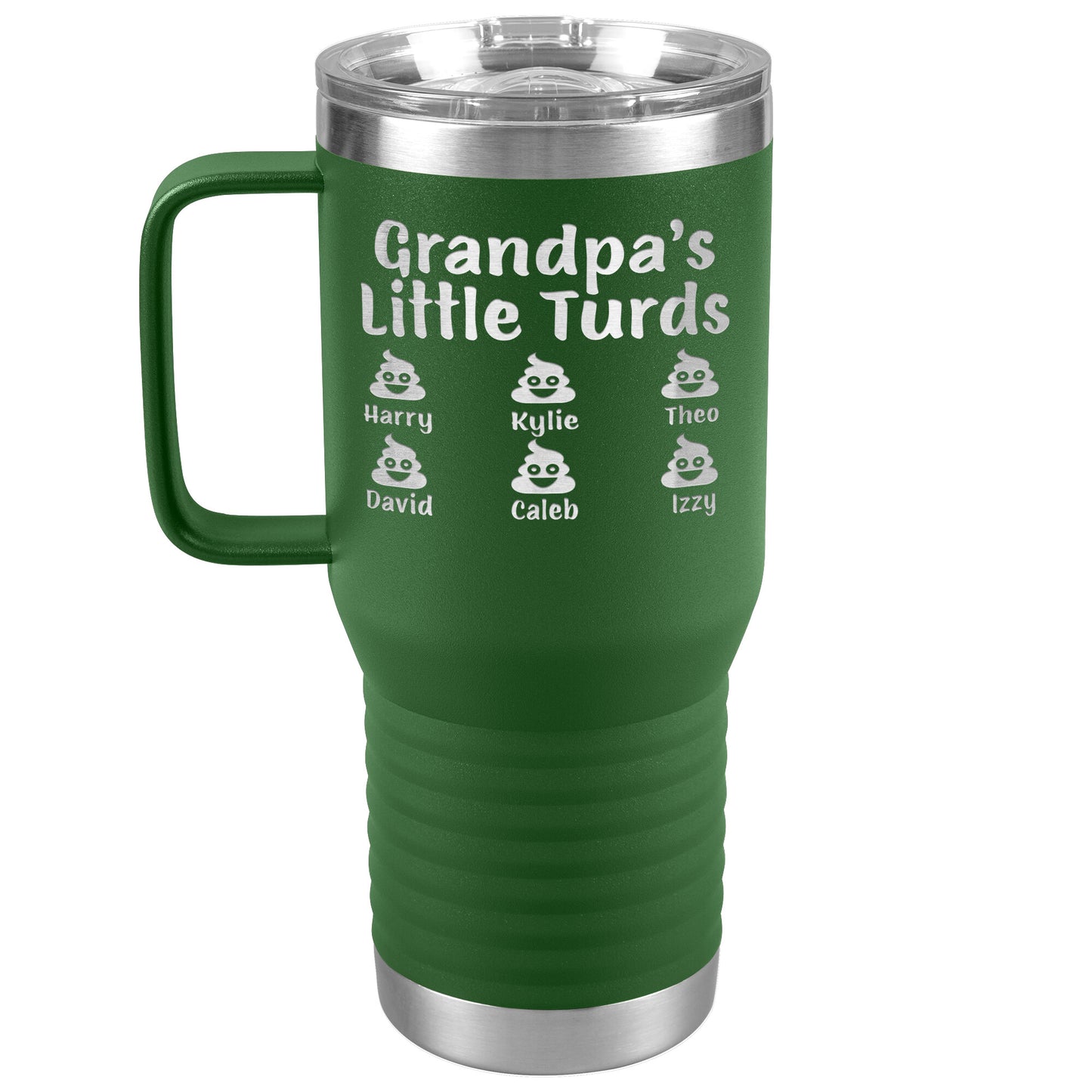 Grandpa's Little Turds Tumbler