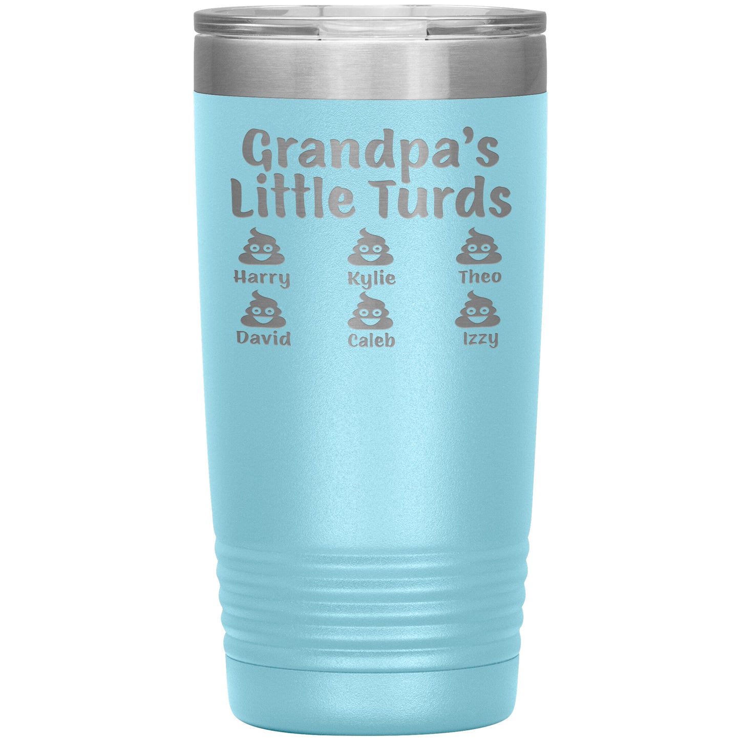 Grandpa's Little Turds Tumbler