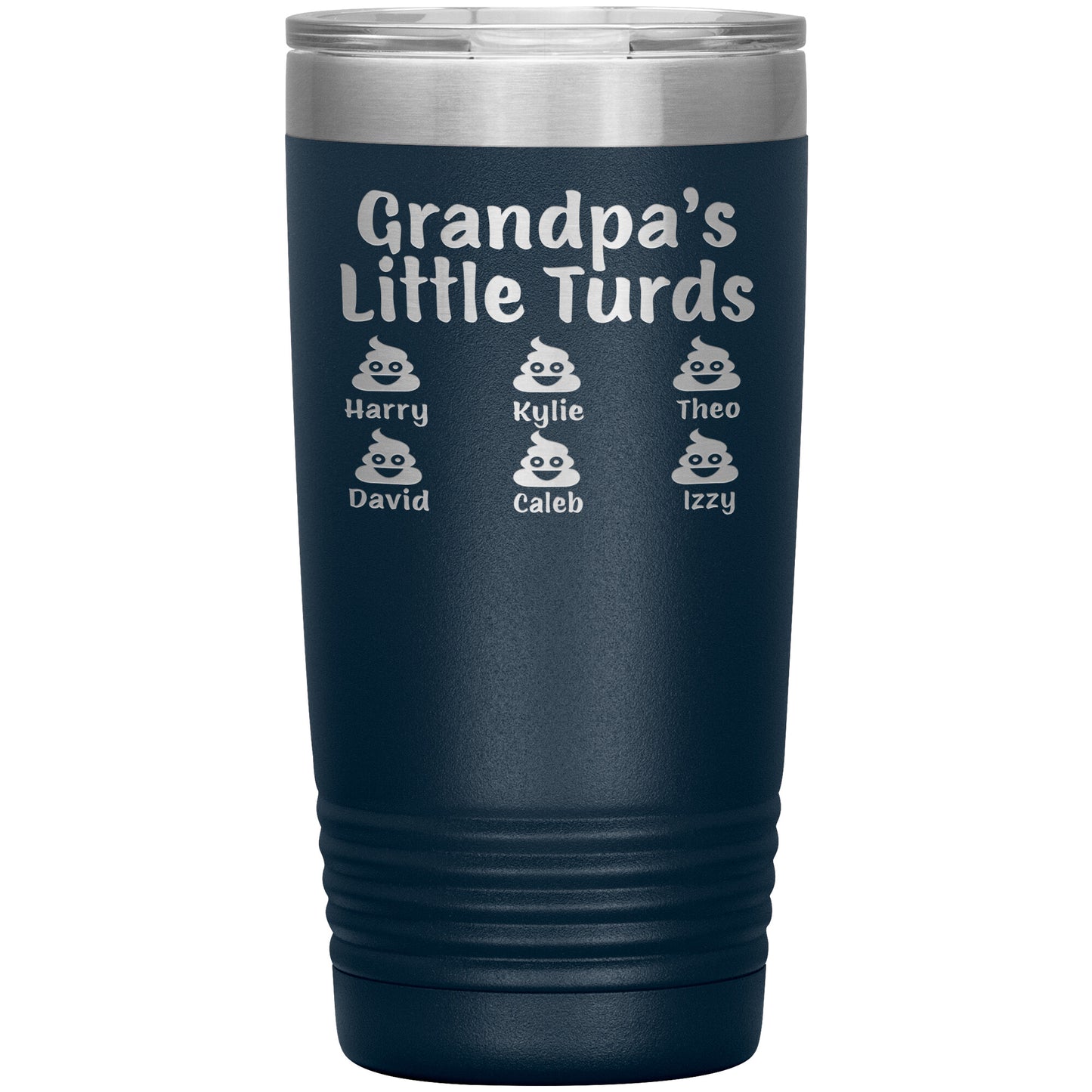 Grandpa's Little Turds Tumbler