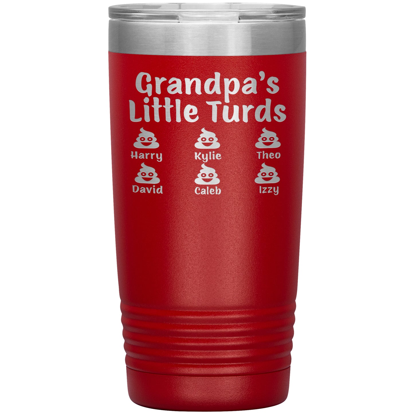 Grandpa's Little Turds Tumbler