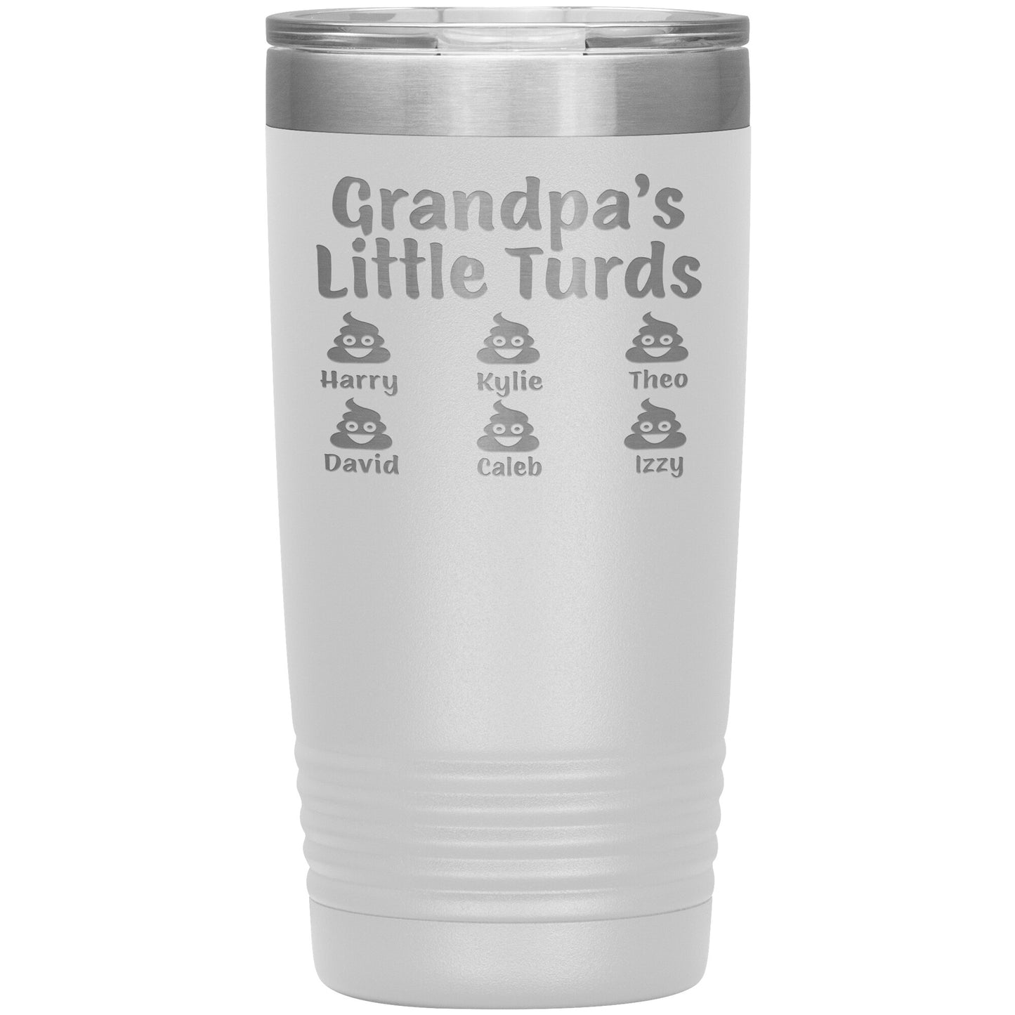 Grandpa's Little Turds Tumbler