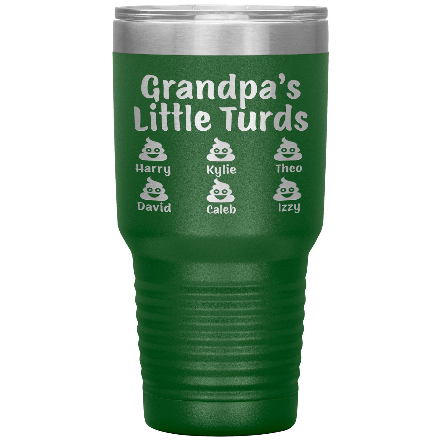 Grandpa's Little Turds Tumbler