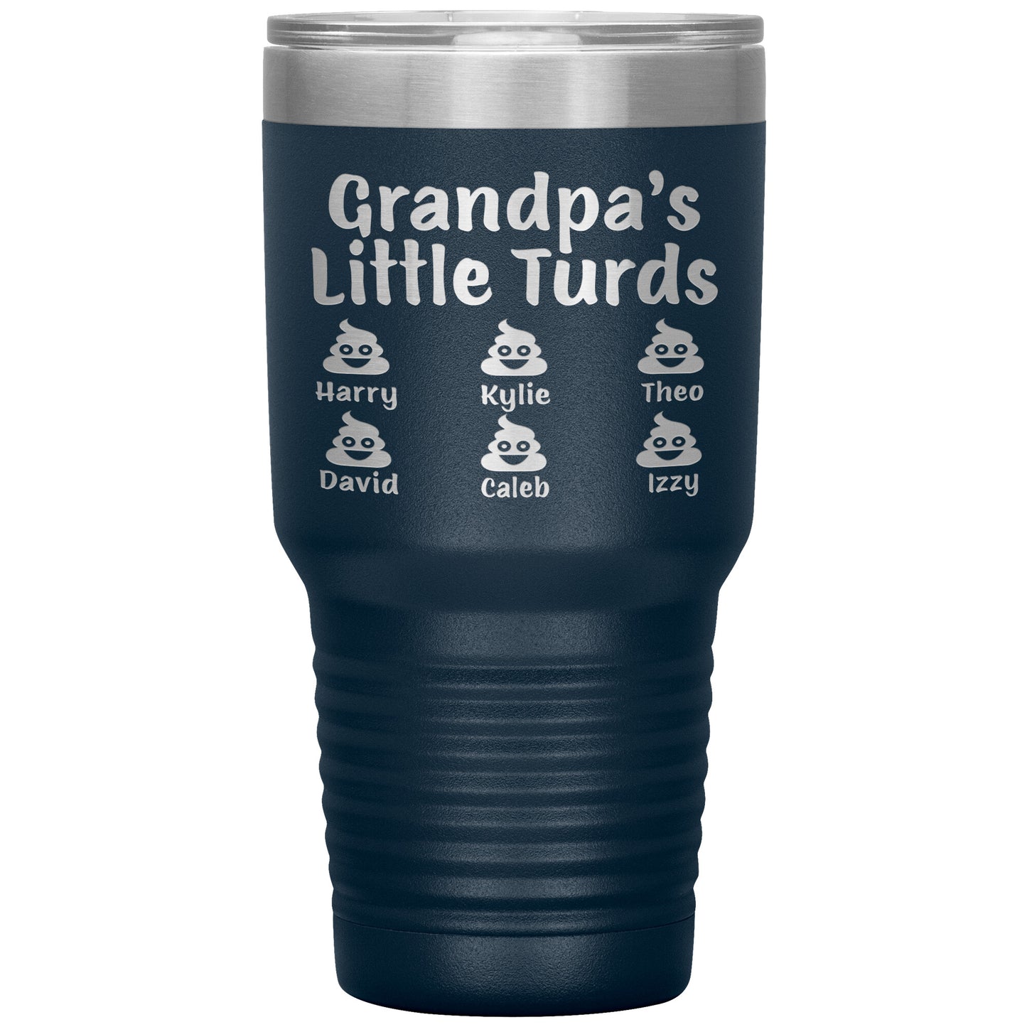 Grandpa's Little Turds Tumbler