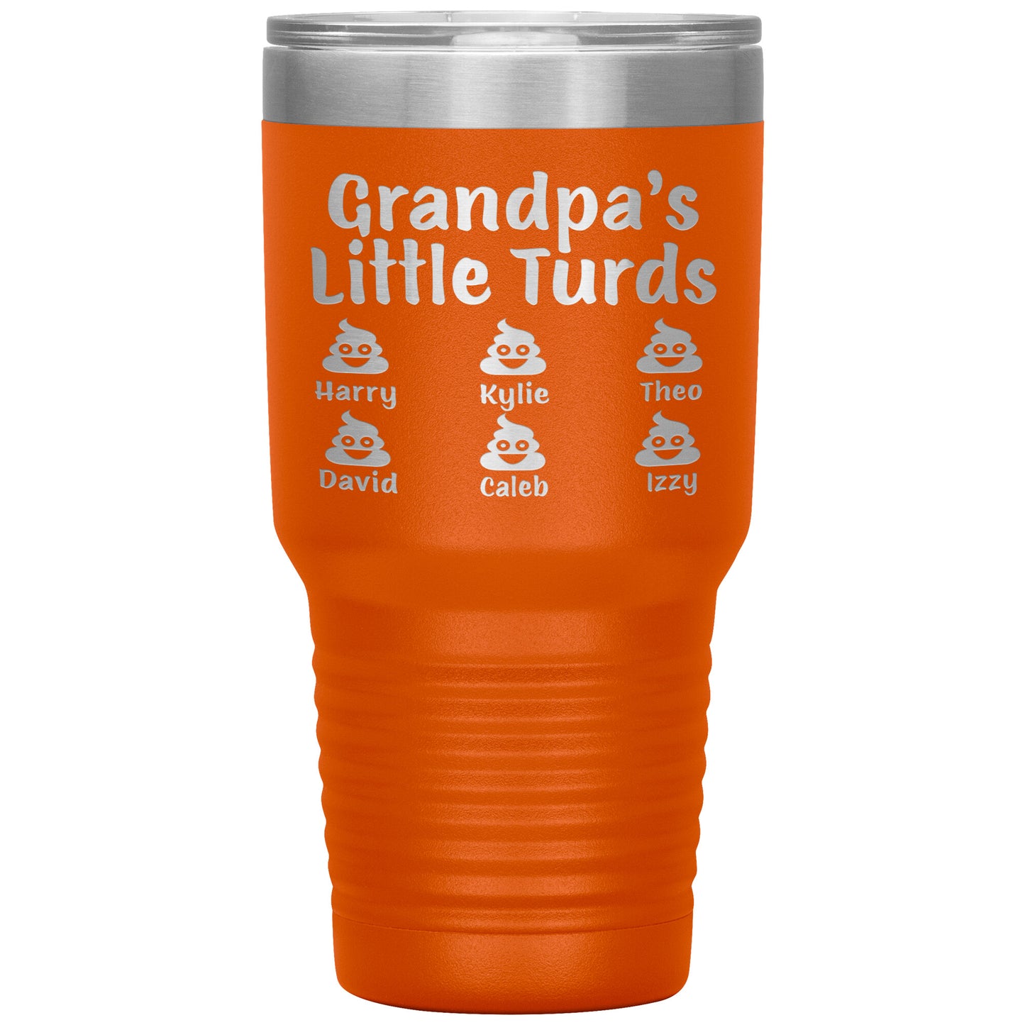 Grandpa's Little Turds Tumbler