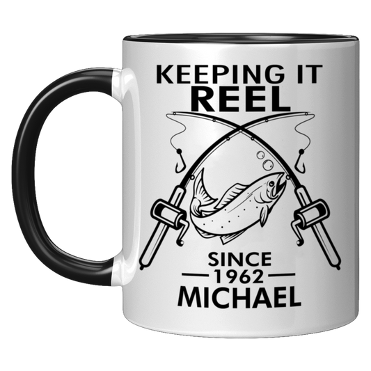 Keeping It Reel Since 1962 Mug