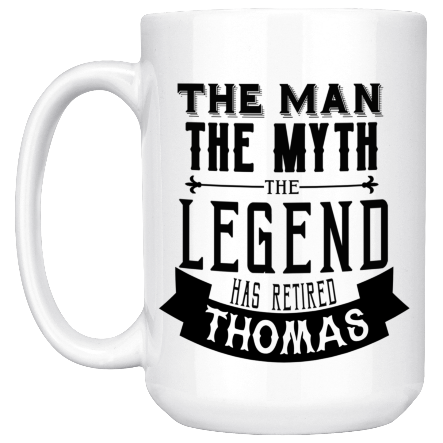 Man Myth Legend Retirement Mug