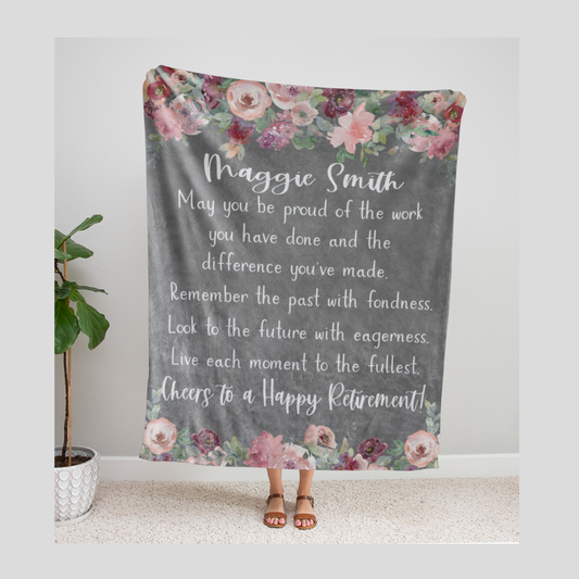 May You be Proud Retirement Blanket