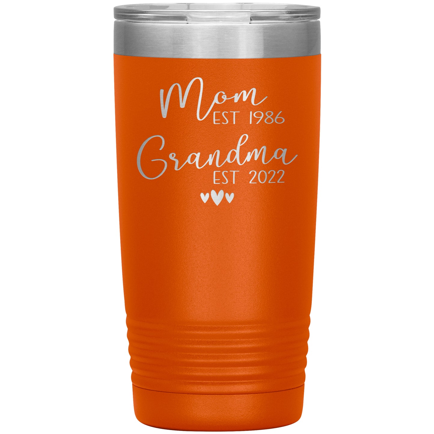 Mom to Grandma Est 2022 Tumbler