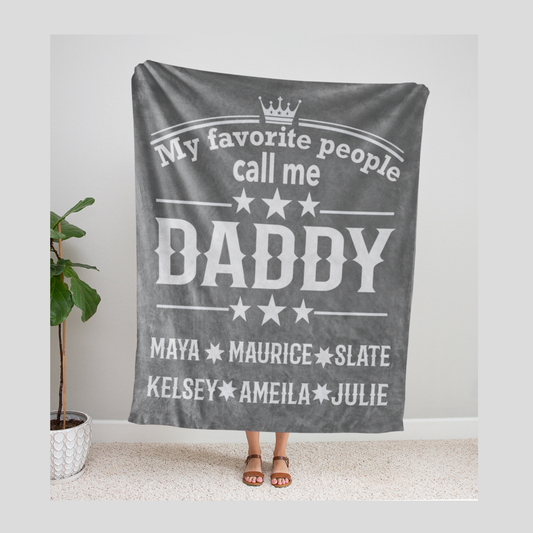 My Favorite People Daddy Blanket