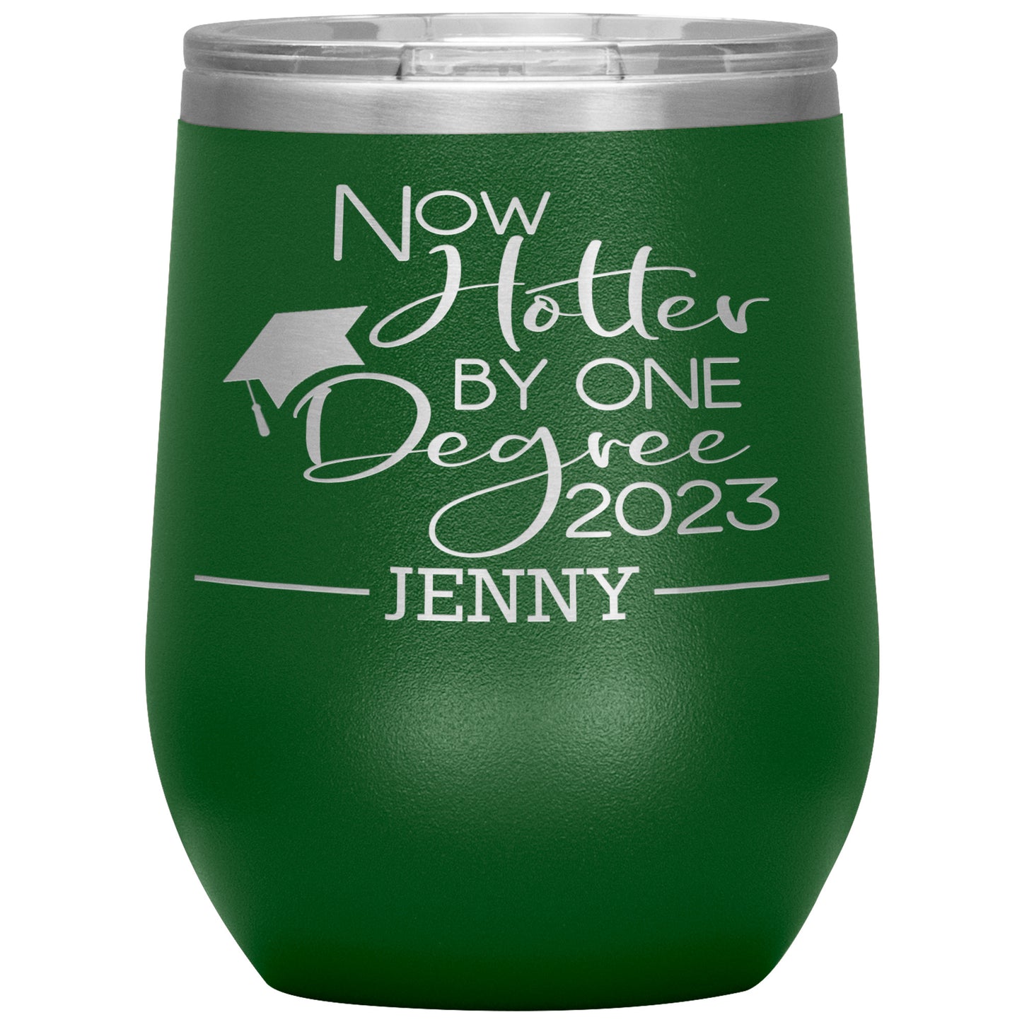 Now Hotter by One Degree 2023 Tumbler, Personalized MBA Graduation Gift for Her