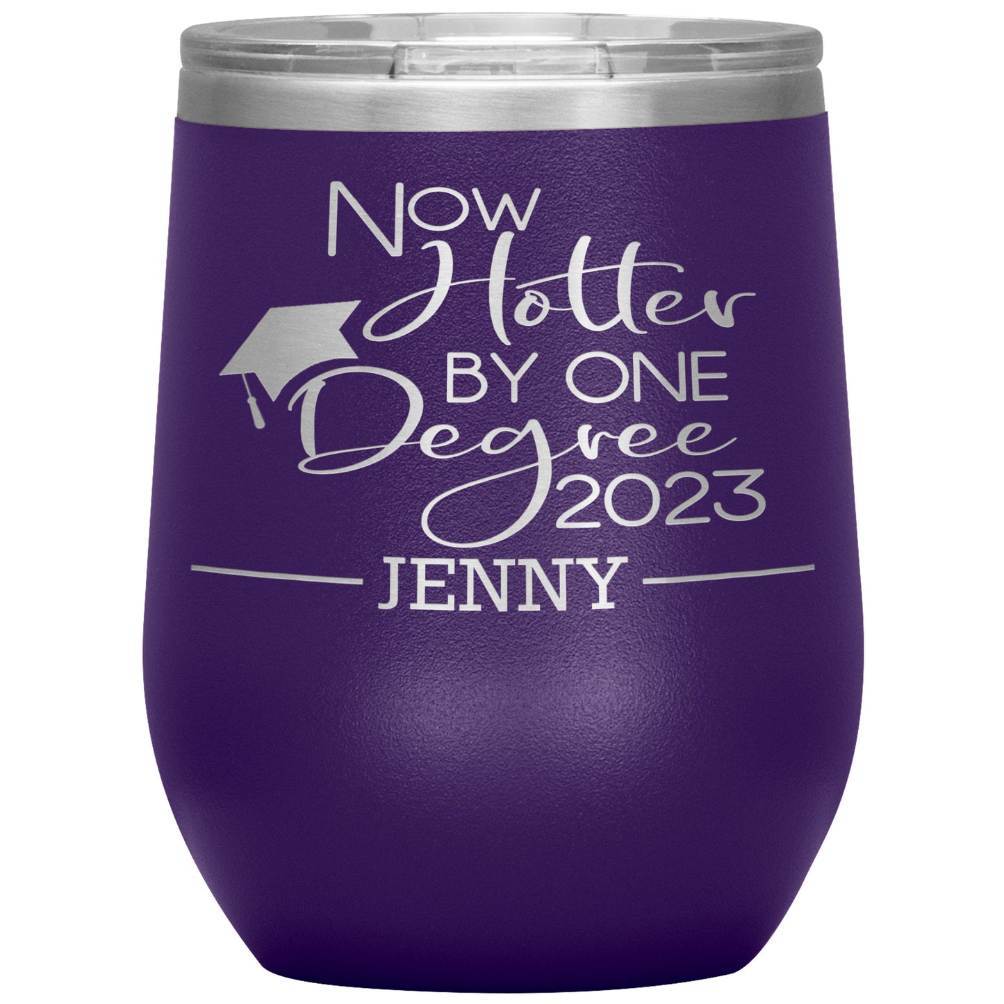 Now Hotter by One Degree 2023 Tumbler, Personalized MBA Graduation Gift for Her