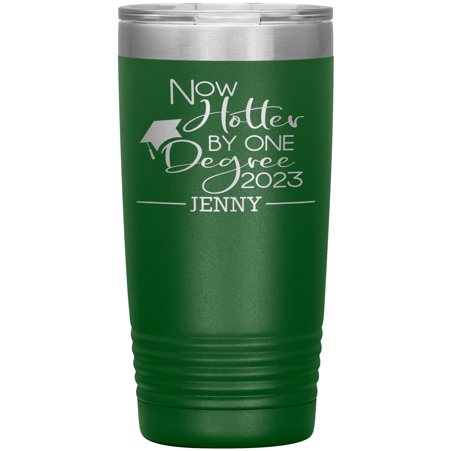 Now Hotter by One Degree 2023 Tumbler, Personalized MBA Graduation Gift for Her