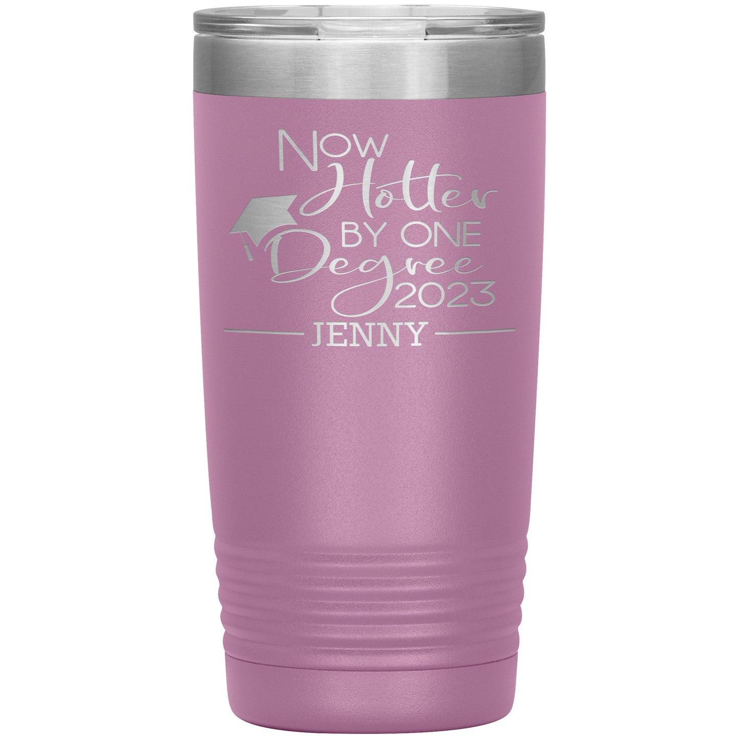 Now Hotter by One Degree 2023 Tumbler, Personalized MBA Graduation Gift for Her