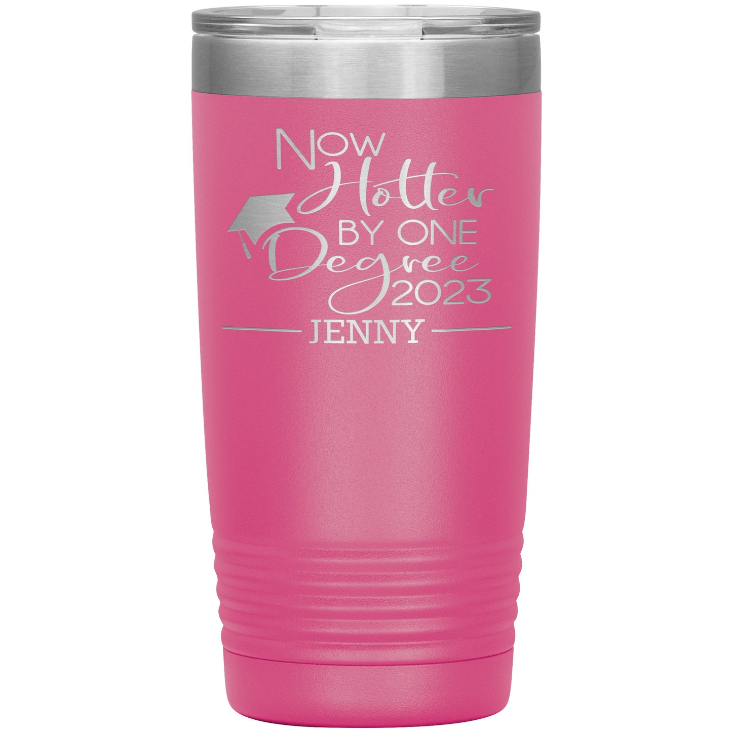 Now Hotter by One Degree 2023 Tumbler, Personalized MBA Graduation Gift for Her