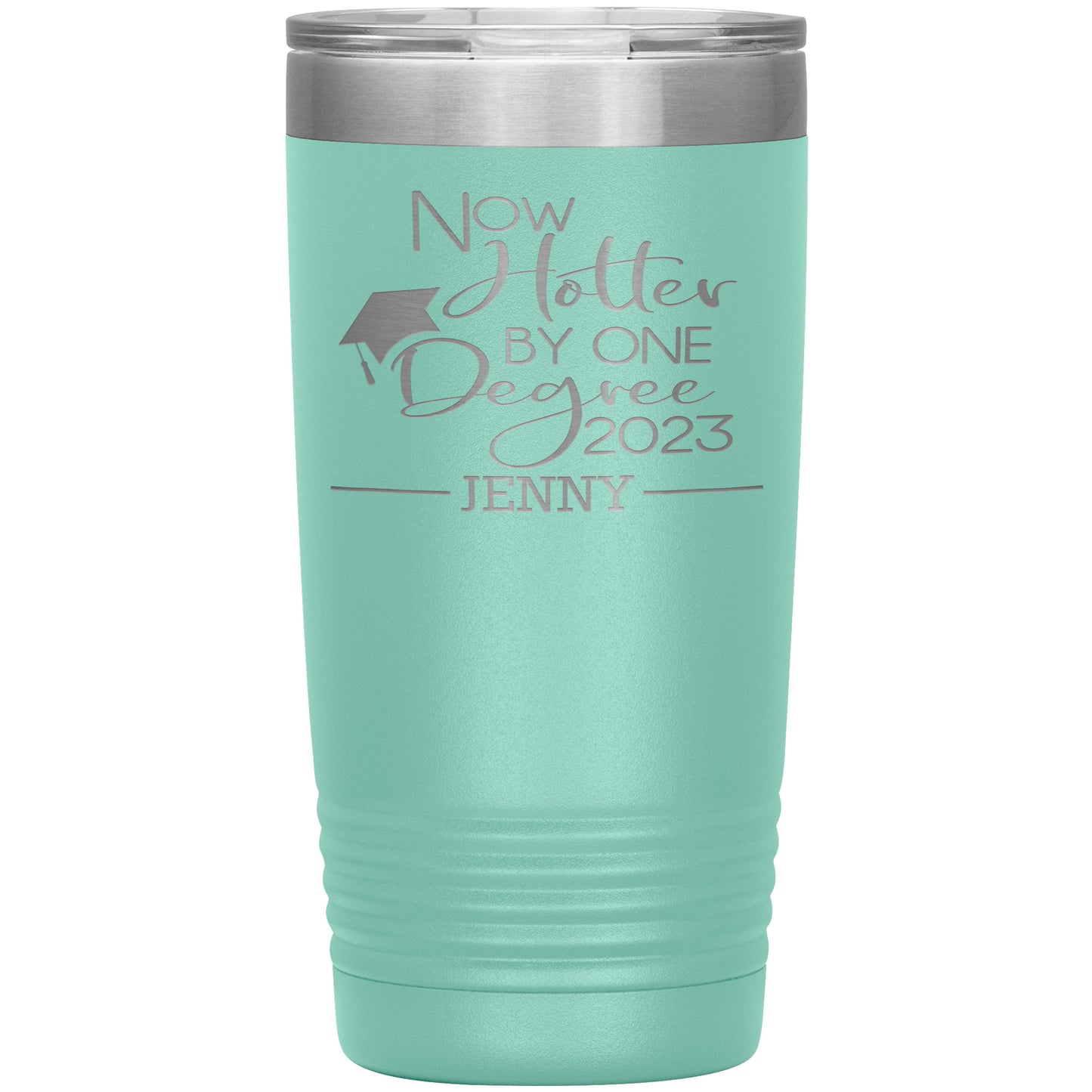 Now Hotter by One Degree 2023 Tumbler, Personalized MBA Graduation Gift for Her
