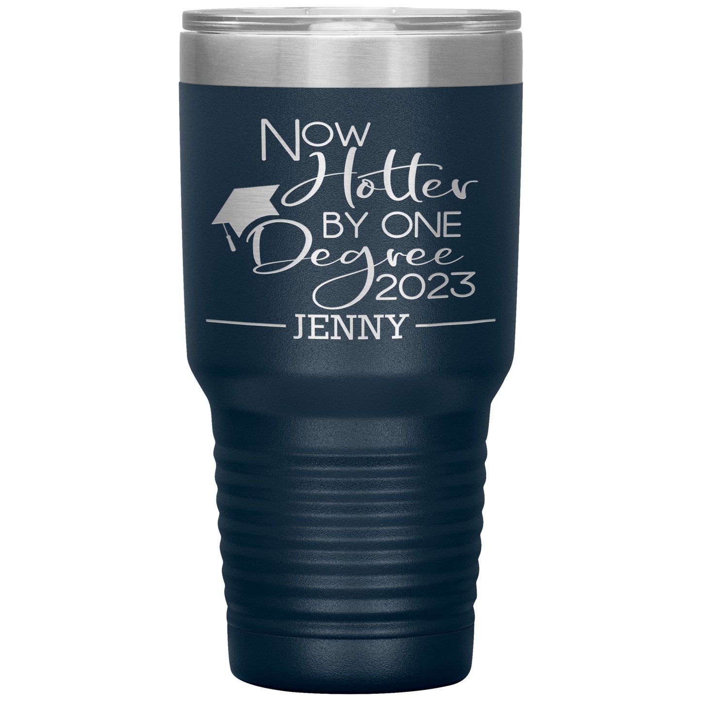 Now Hotter by One Degree 2023 Tumbler, Personalized MBA Graduation Gift for Her