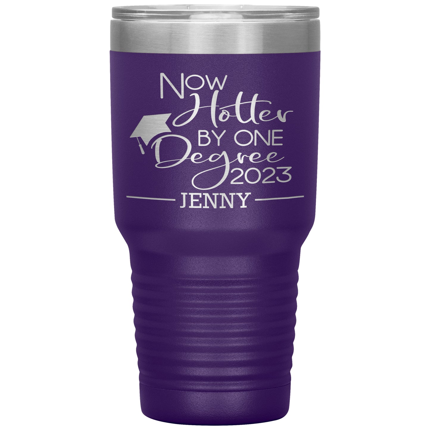 Now Hotter by One Degree 2023 Tumbler, Personalized MBA Graduation Gift for Her