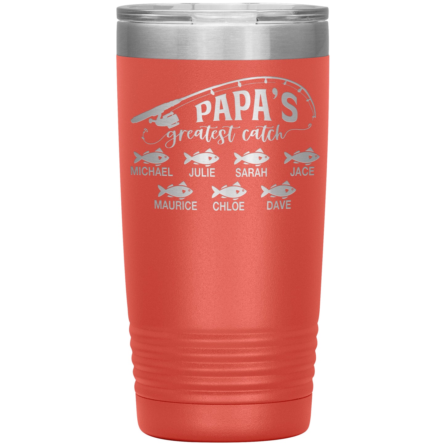 Papa's Greatest Catch Tumbler