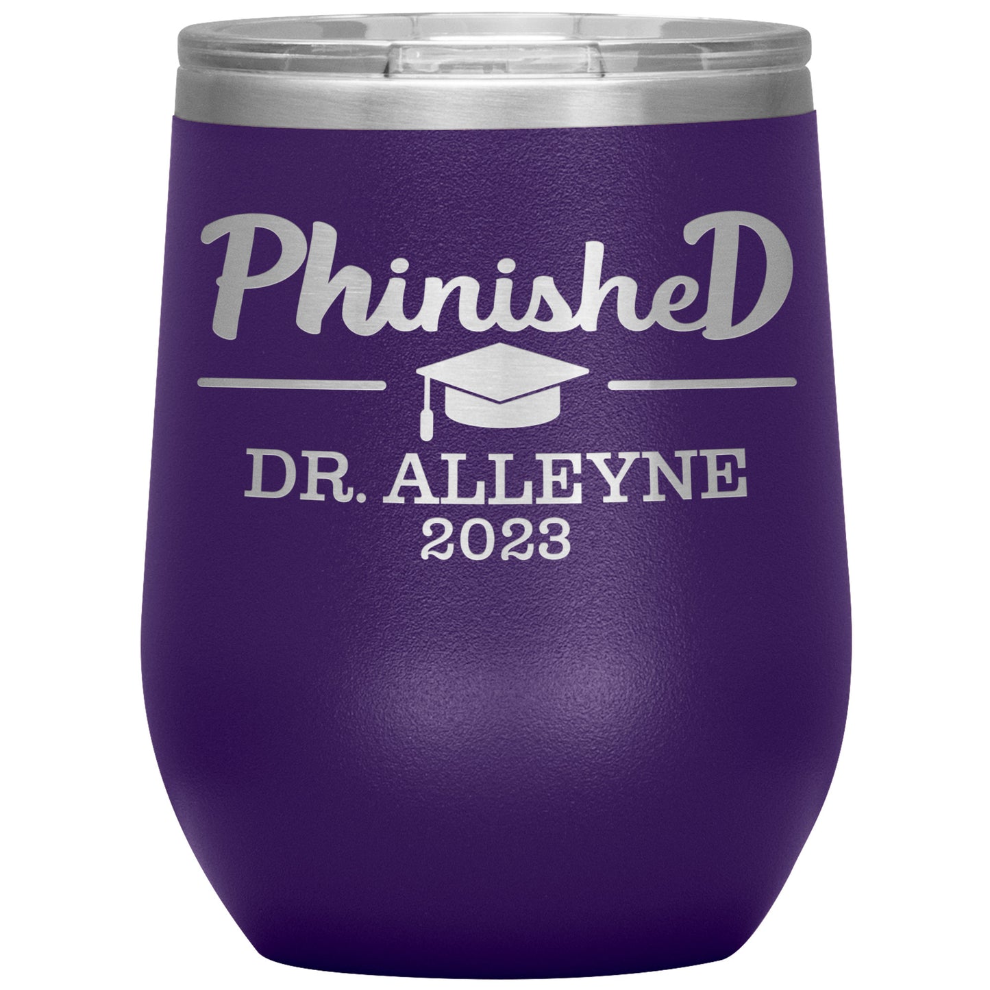 Phinished 2023 Tumbler, PhD Doctorate Graduation Gift for Him or Her
