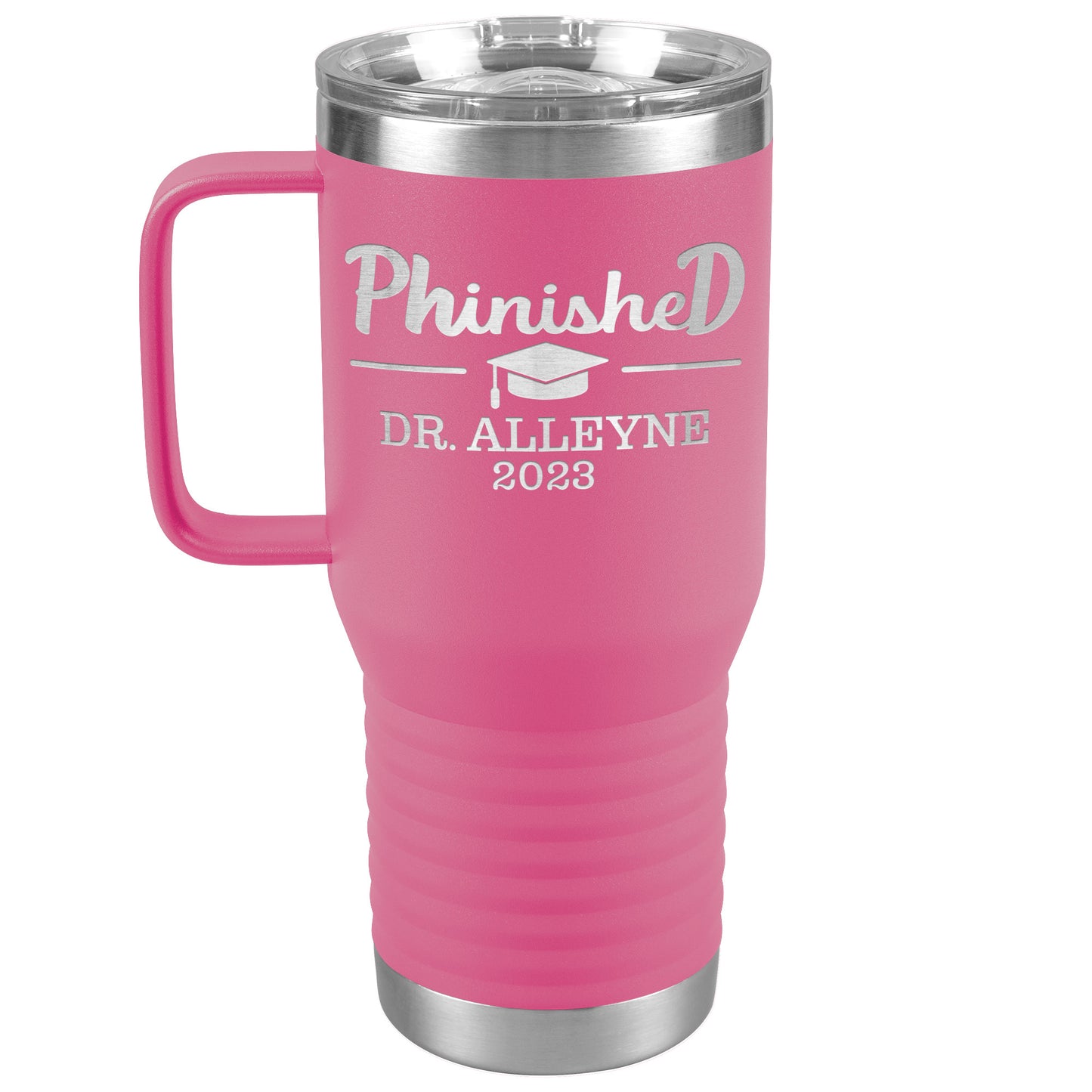 Phinished 2023 Tumbler, PhD Doctorate Graduation Gift for Him or Her