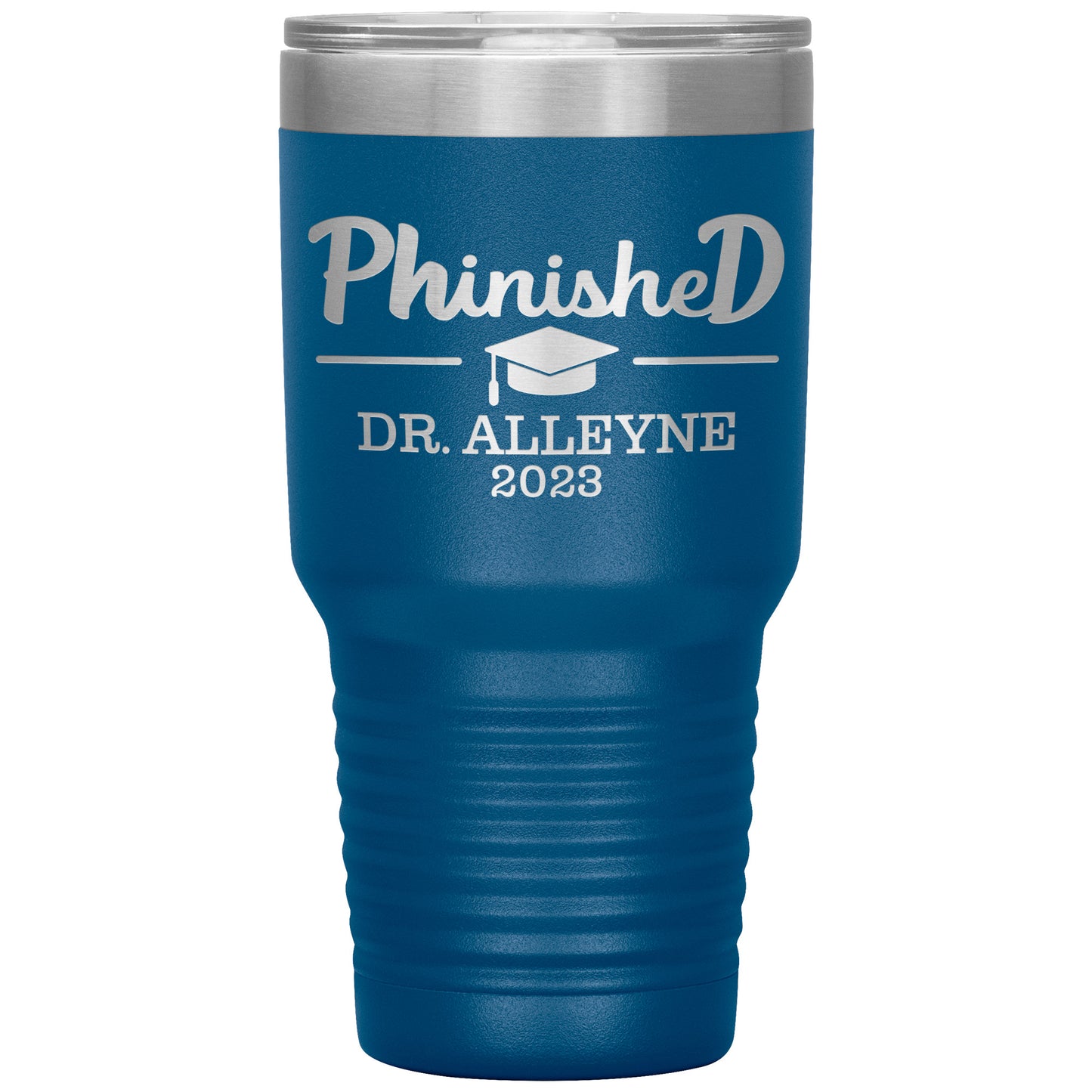 Phinished 2023 Tumbler, PhD Doctorate Graduation Gift for Him or Her
