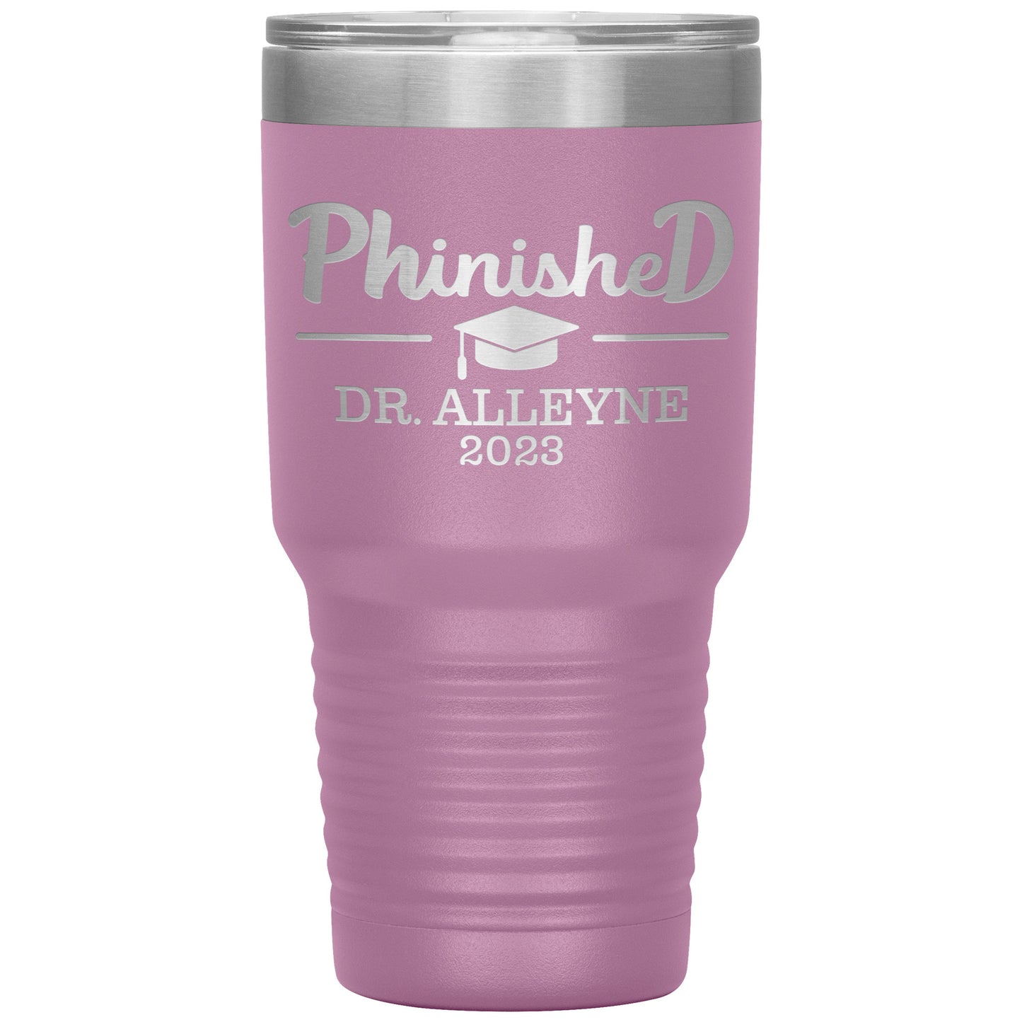 Phinished 2023 Tumbler, PhD Doctorate Graduation Gift for Him or Her