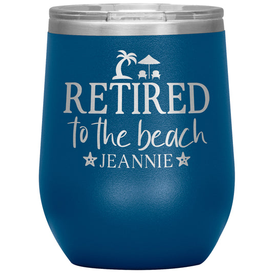 Retired to the Beach Tumbler