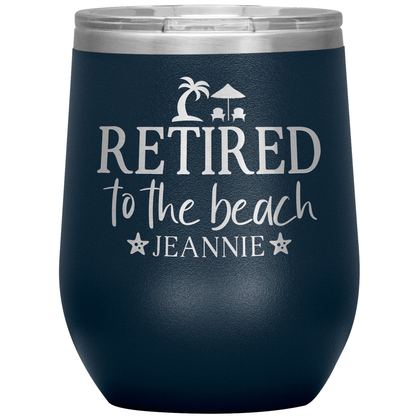 Retired to the Beach Tumbler