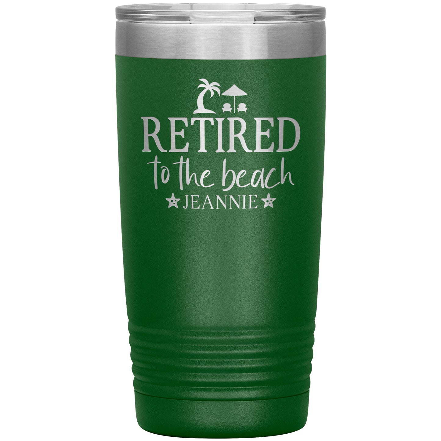 Retired to the Beach Tumbler